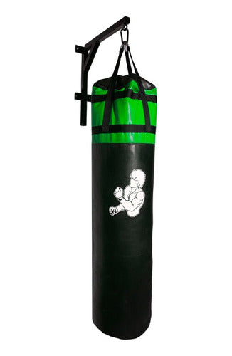 Premium Reinforced 1.20m Boxing Bag - High-Quality Polyester Canvas 1