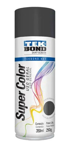 Tek Bond Super Color General Use Graphite Aerosol Paint 0