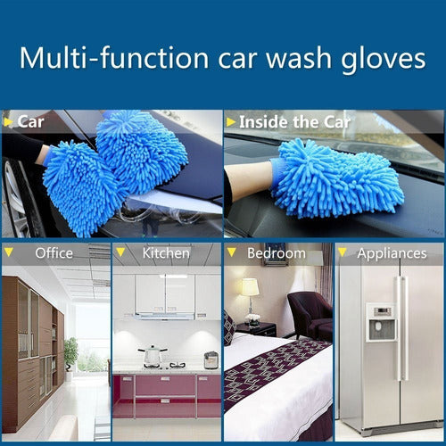 Microfiber Cleaning Glove for Kitchen and Bathroom 2