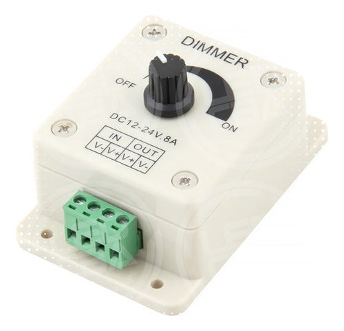 LEDCBA Dimmer Led Monochromatic 12v 24v 8 Amperes with Terminal Block 0