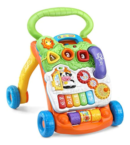 VTech Sit-to-Stand Walker, Base, Orange 1