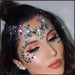 Kit 12 Cartela Adesivo Strass Rosto Maquiagem De Carnaval 3