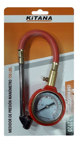 Kitana Air Pressure Gauge for Motorcycle, Car, Truck - 170lbs 2