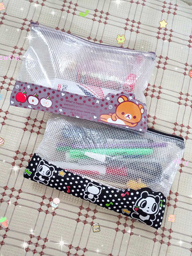 Rilakkuma Panda Kawaii Cute Aesthetic Bear Pencil Case 1