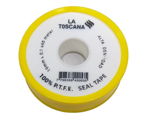 La Toscana Teflon Tape High Density 19mm 3/4 X 40m Scalise 0