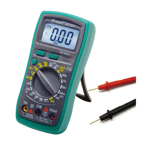 Pro'skit Multimetro Digital Tester 3 1/2 Mt-1210 0