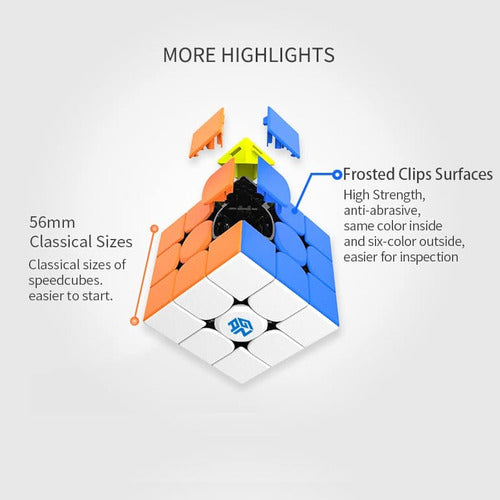 Funnxyz Gan 356 R S, 3x3 Speed Cube 356rs Cubo 1
