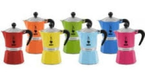 Bialetti Rainbow Red 6 Cup Coffee Maker 1