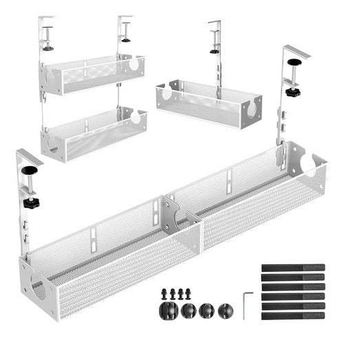 Gestión De Cables Debajo Del Escritorio Multimodelo Paquete 0