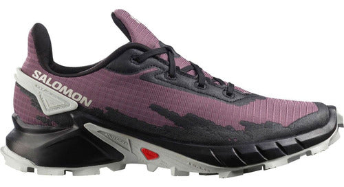 Salomon Zapatillas Mujer Alphacross 4 Violetas Trail Running 6