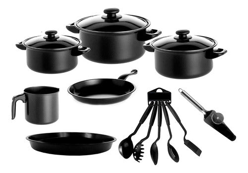 Fary Home 12-Piece Teflon Cookware Set Bz3 0