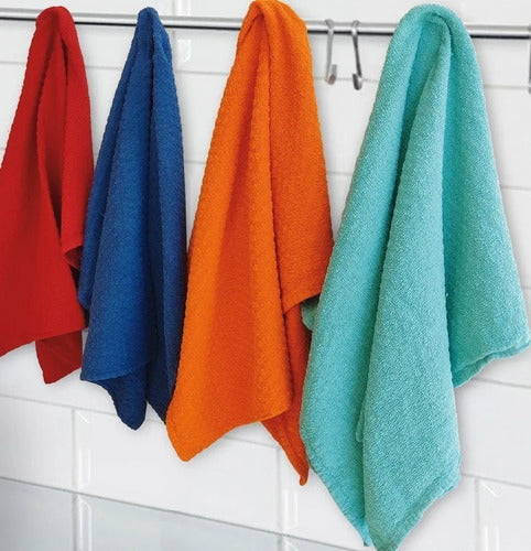 Seclar Large Plain Kitchen Towels Dozen 100% Cotton 3