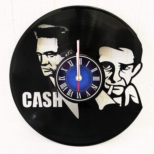 Prime Gifts for You Vjohnny Cash 12 Inch / 30 Cm Vinyl Record Wall Clock 0