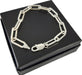 Men's Solid 925 Silver Forcet Long Bracelet 7mm 0