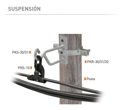 LCT Combo Mensula Y Morsa De Suspensión Pks Lct 3