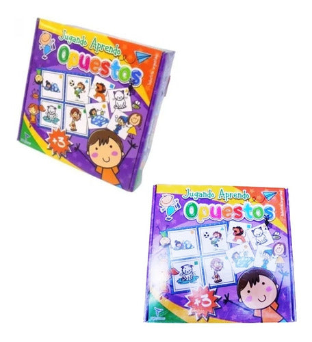 Toto Games Opposites Educational Board Game Fun Learning 0