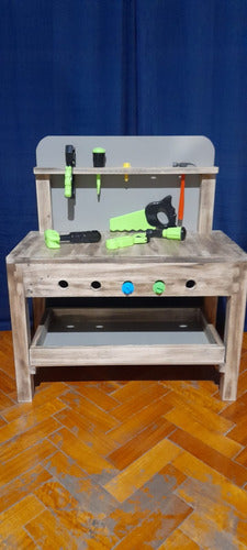 Wooden Toy Tool Bench for Kids 1