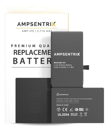 Ampsentrix Battery Compatible iPhone X 0