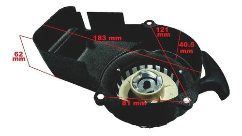 Tapa Arranque Mini Atv 49 50 Cuatriciclo A Cuerda Fas Motos 1