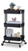 Tushop 3-Tier Black Organizer Cart with Wheels 0