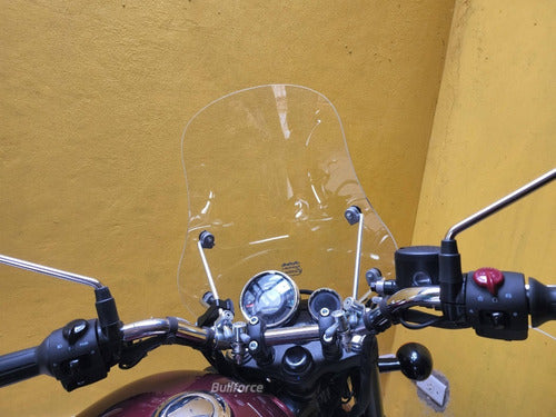 Motorcycle Windshield Royal Enfield Meteor 350 by Bullforce Znorte 11