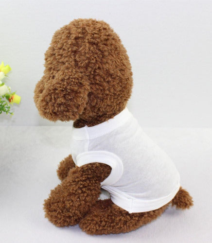 Camisa De Verano Para Perros Y Gatos, Blanco, Pequeña 1