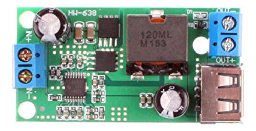 Módulo De Fuente De Alimentación Noyito Dc-dc 5a Buck 9v 12v 3