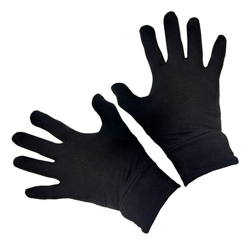 Thermal Leather Gloves with Extended Cuff for Unisex 0