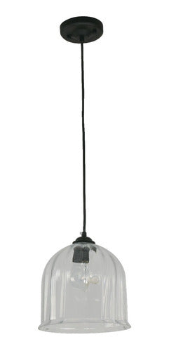 Generic Hanging Lamp 1 Light Classic Transparent Glass 0