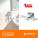 Luxury Bronze Chrome Bathroom Set Combo Terra Ray 5-Piece 3