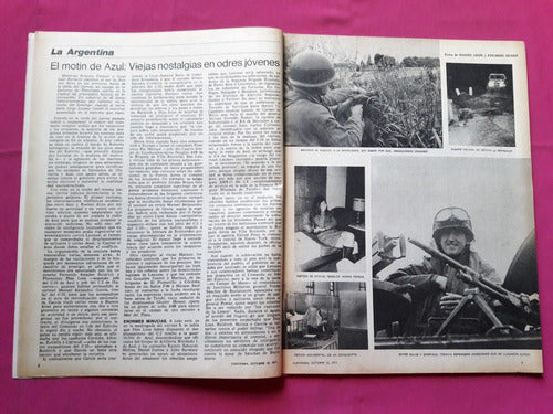 Revista Panorama Nº 233 - Año 1971 - Reacción Militar - Fmi 1