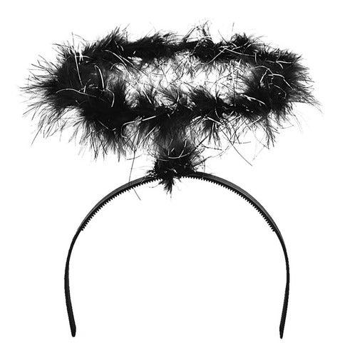 Party Store Angel Halo Feather Headband Halloween Costume 1