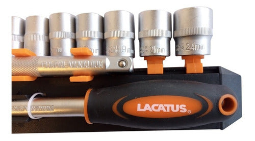 Lacatus Half-Inch Socket Wrench Set - 12 Pieces 4