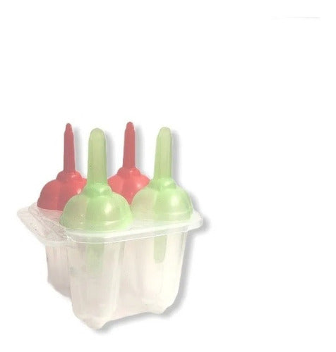 Macom Ice Cream Mold for Popsicles – Plastic x 4 1