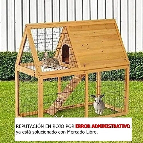 Casa Para Conejos, Conejera, Jaula De Conejo 1