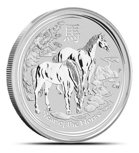 Australia Lunar Series Horse Year 2 oz Silver Coin 2014 1