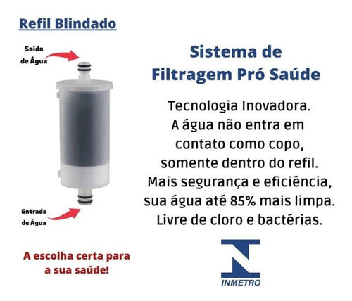 Torneira Mesa Em Metal Inox Com Filtro Gourmet Duplo Jato 6