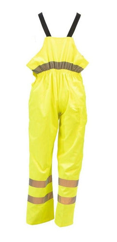 Generic Yellow Work Overall with Reflective Strips 2