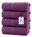 Dan River 100% Cotton Bath Towel Set, Pack of 4 0