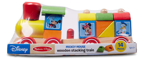 Melissa & Doug Disney Mickey Mouse and Friends Stackable Train Set - 7350718 4