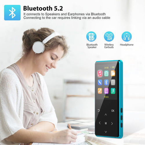 Player Mp3, Reproductores De Mp3 De 64 Gb Con Bluetooth 5.2 1