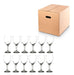 Pack of 12 Cristar Aragon Windsor Water Wine Champagne Glasses 0
