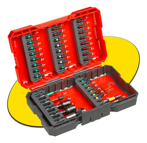 KWB Impact Screwdriver Bit Set 37 Pieces Wood Metal Wall 0