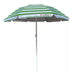 2m Beach Umbrella Reinforced 100% UV Protection Reclining 12