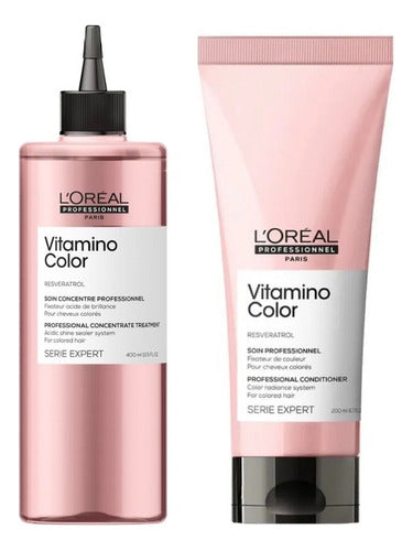 L'Oréal Professionnel Vitamino Color Conditioner + Concentrated Treatment Kit 0