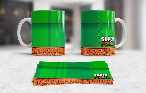 Sublimation Templates Mario Bros 12 Designs Mugs 3