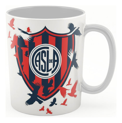 Sublifreaks Taza De Cerámica - San Lorenzo Escudo Cuervos 0