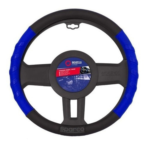 Cubre Volante Deportivo Auto Azul Sparco Calidad Superior 0