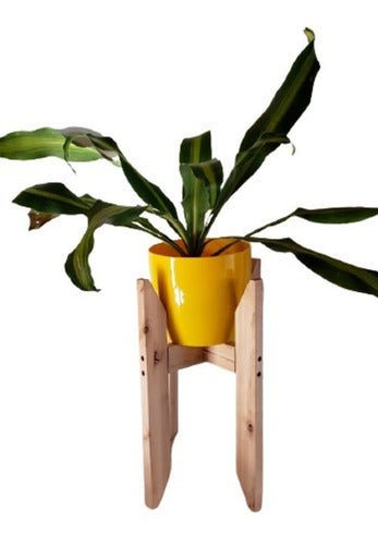 Artesanal Nordic Planter Holder 40 Cm Height 0