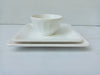 Plus Gourmet Square White Dinnerware Set X12 Pieces for 4 People 2